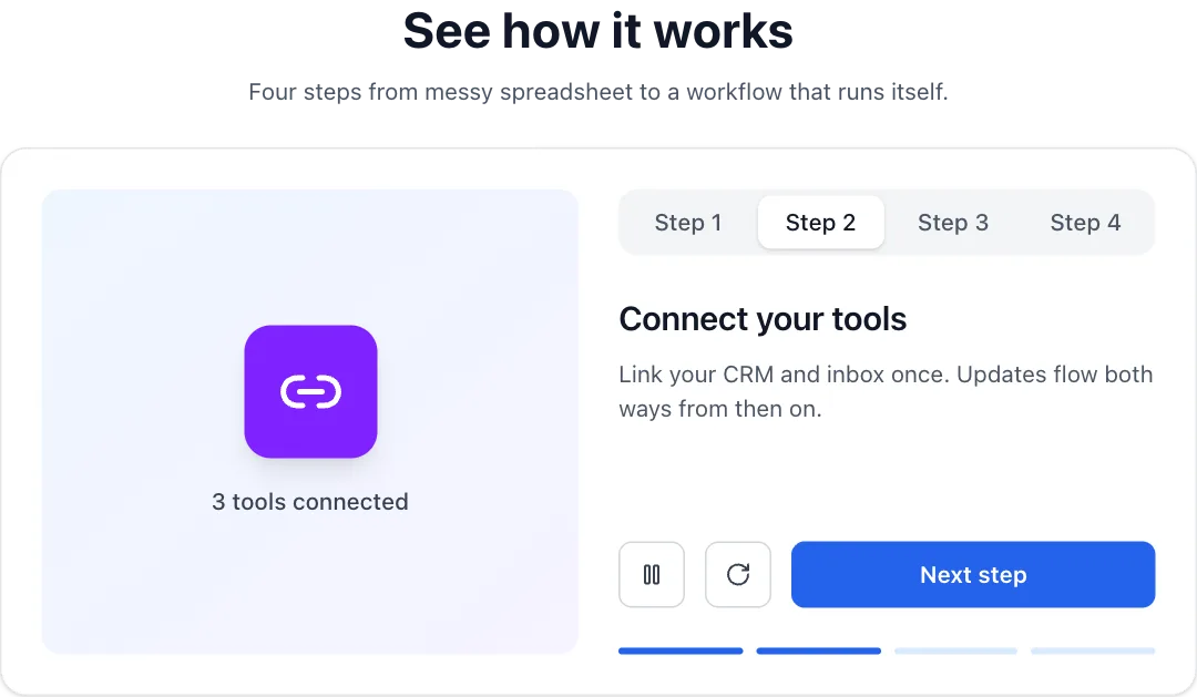Tabbed demo preview